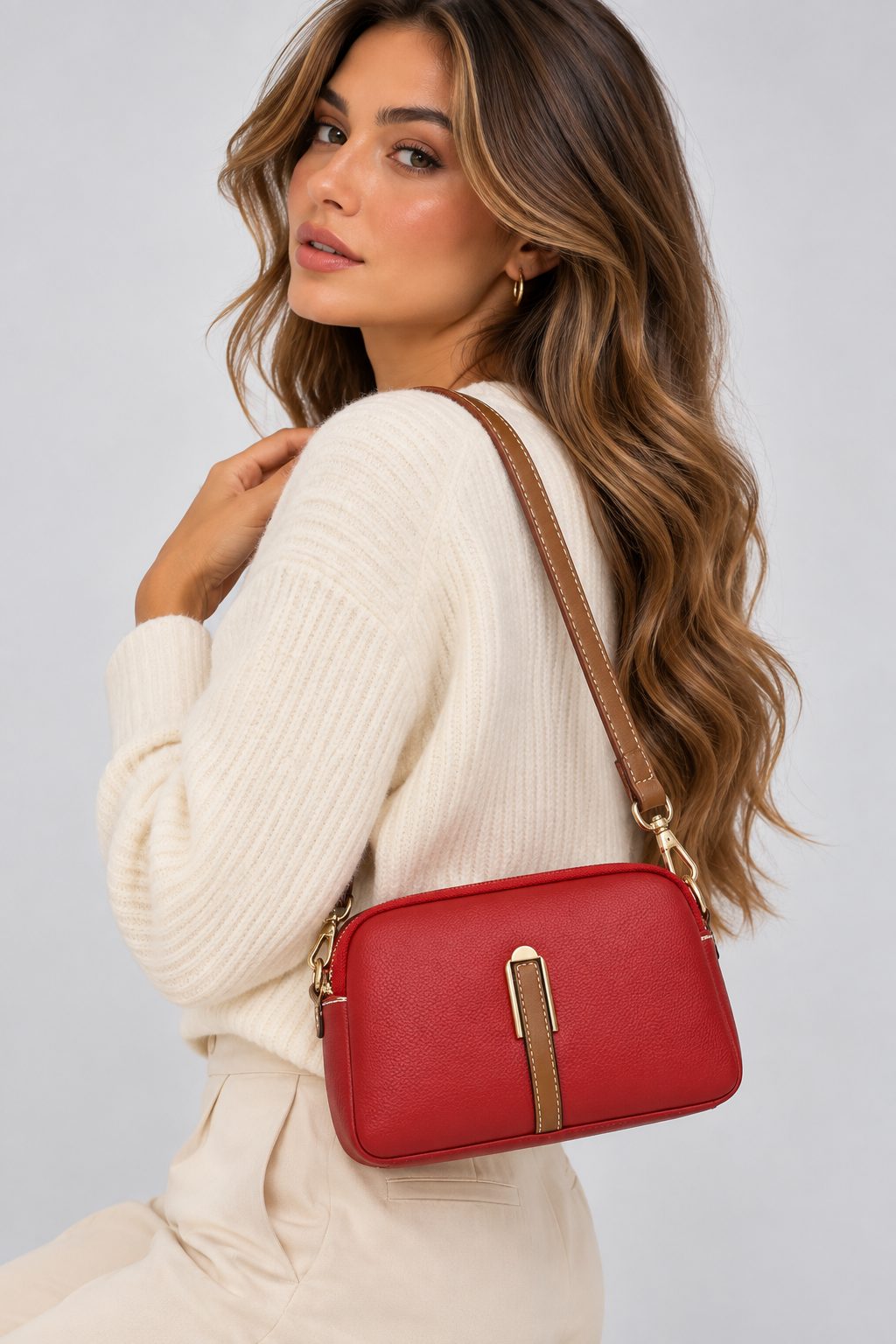 Dames Crossbody Tas met Verstelbare Schouderband