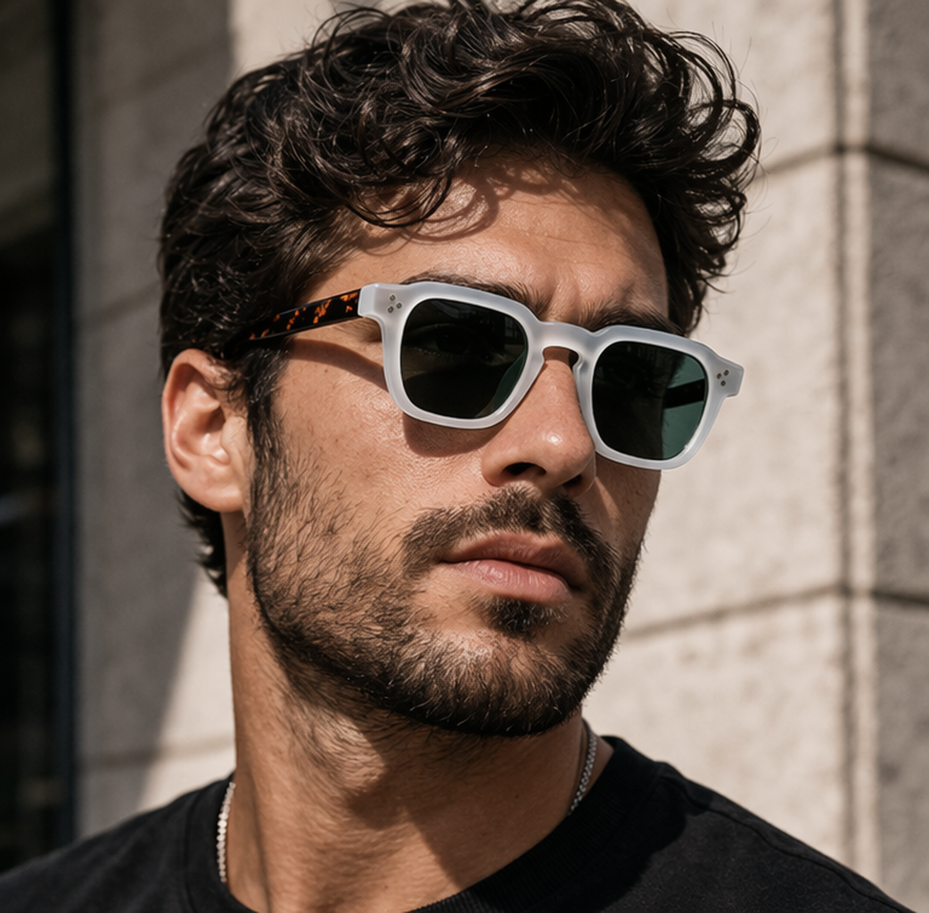 Zonnebril | Luxe Acetaat Frame | UV400 Bescherming | Stijlvol & Duurzaam