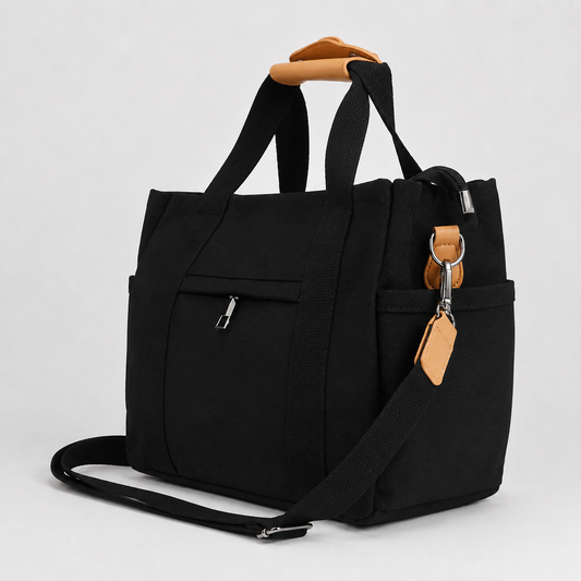 Tote Bag | Dames | Ruim | Meerdere Vakken | Schouderriem