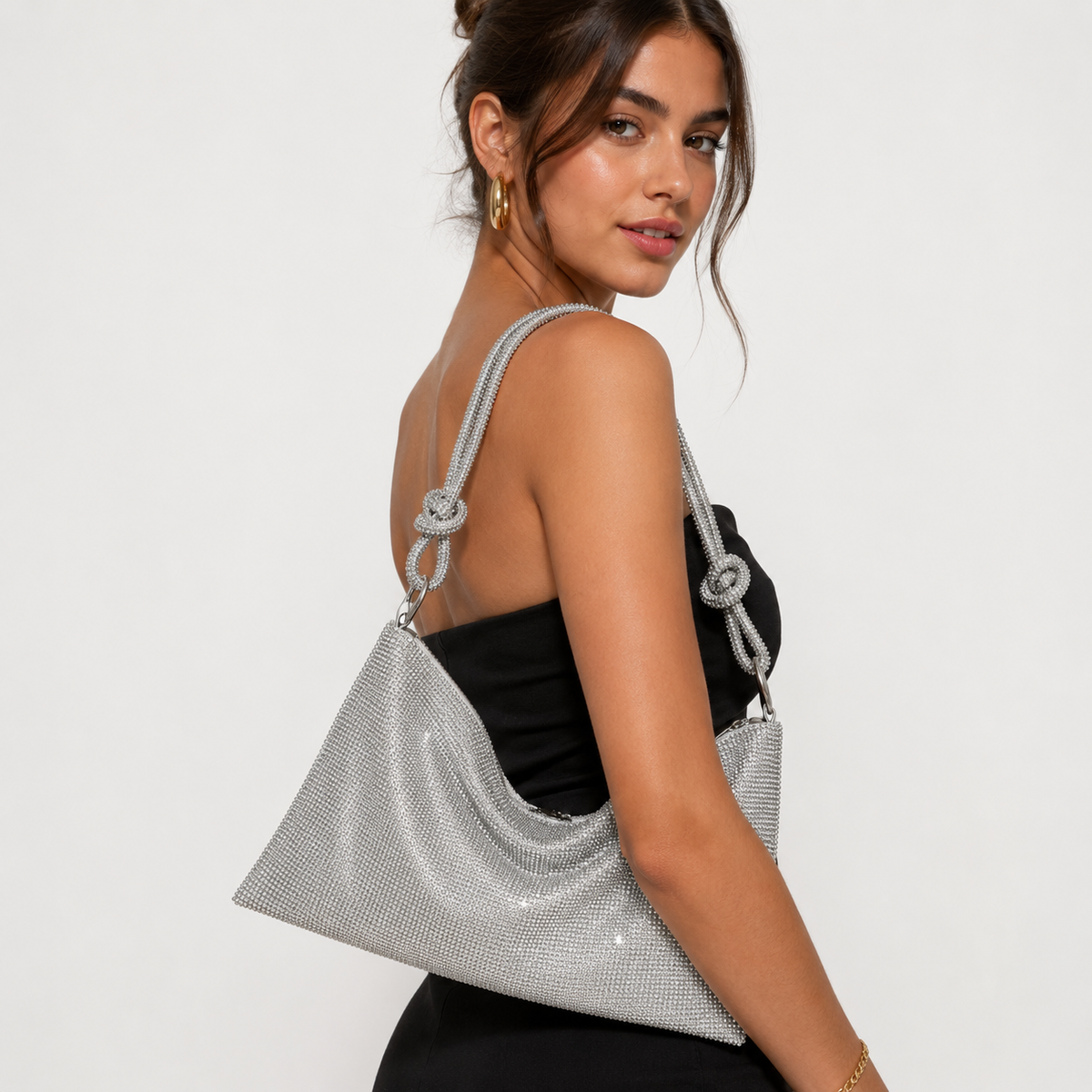 Schoudertas | Strass | Glitter | Feest | Dames