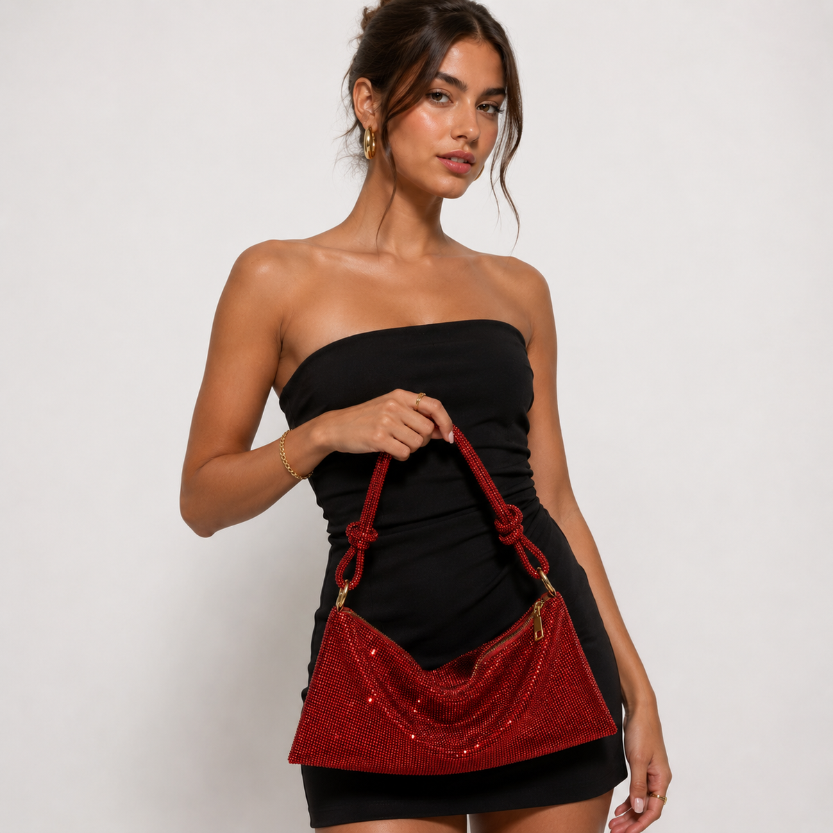 Schoudertas | Strass | Glitter | Feest | Dames