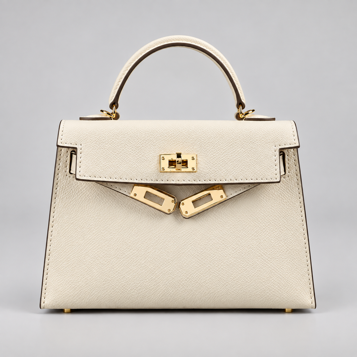 Handtas Dames | Gestructureerd | Draaisluiting | Compact