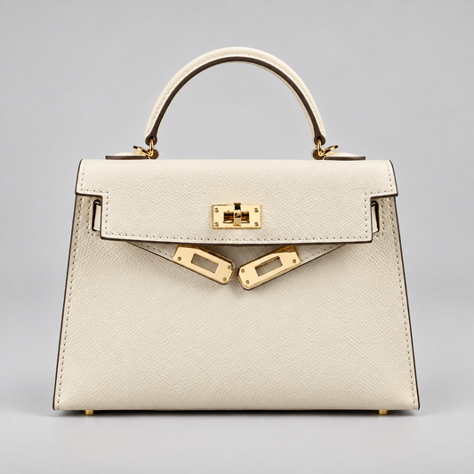 Handtas Dames | Gestructureerd | Draaisluiting | Compact