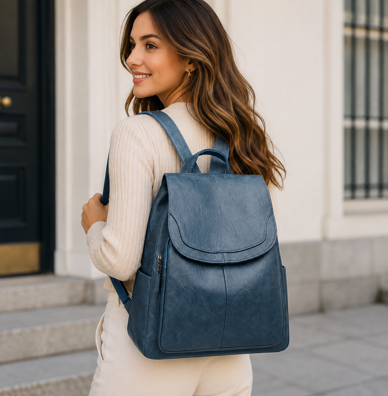 Stijlvolle Dames Rugzak – Comfortabel, Duurzaam & Praktisch
