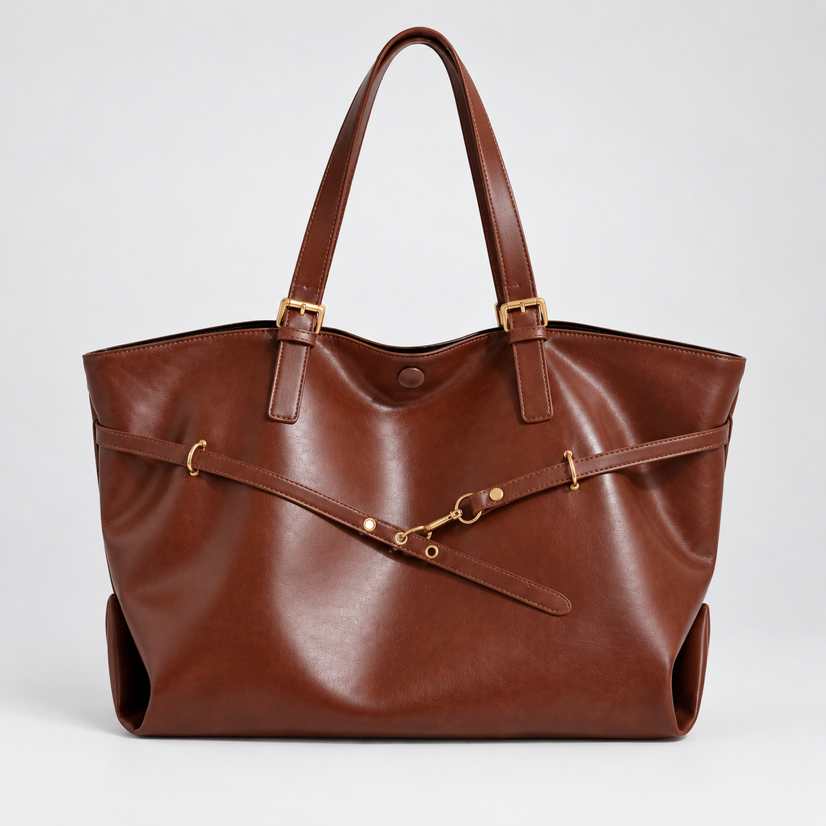 Tote Bag | Dames | Vegan Leer | Groot | Werk & Studie