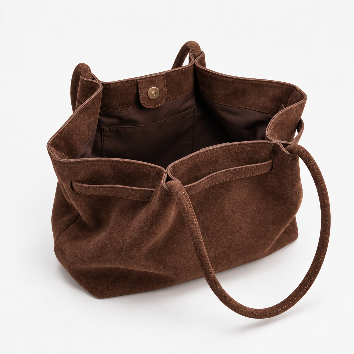 Tote Bag | Dames | Faux Suède | Ruim | Schoudertas