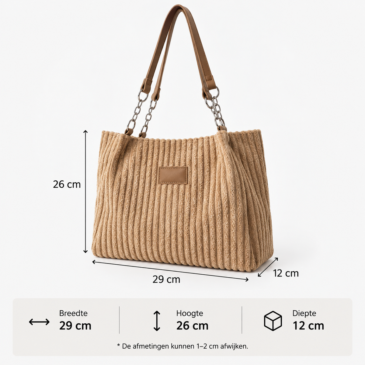Trendy Tote Bag voor elke dag – praktisch, licht en elegant