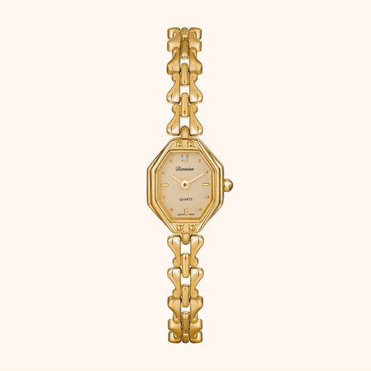 Goudkleurig Dameshorloge – Luxe Vintage Design