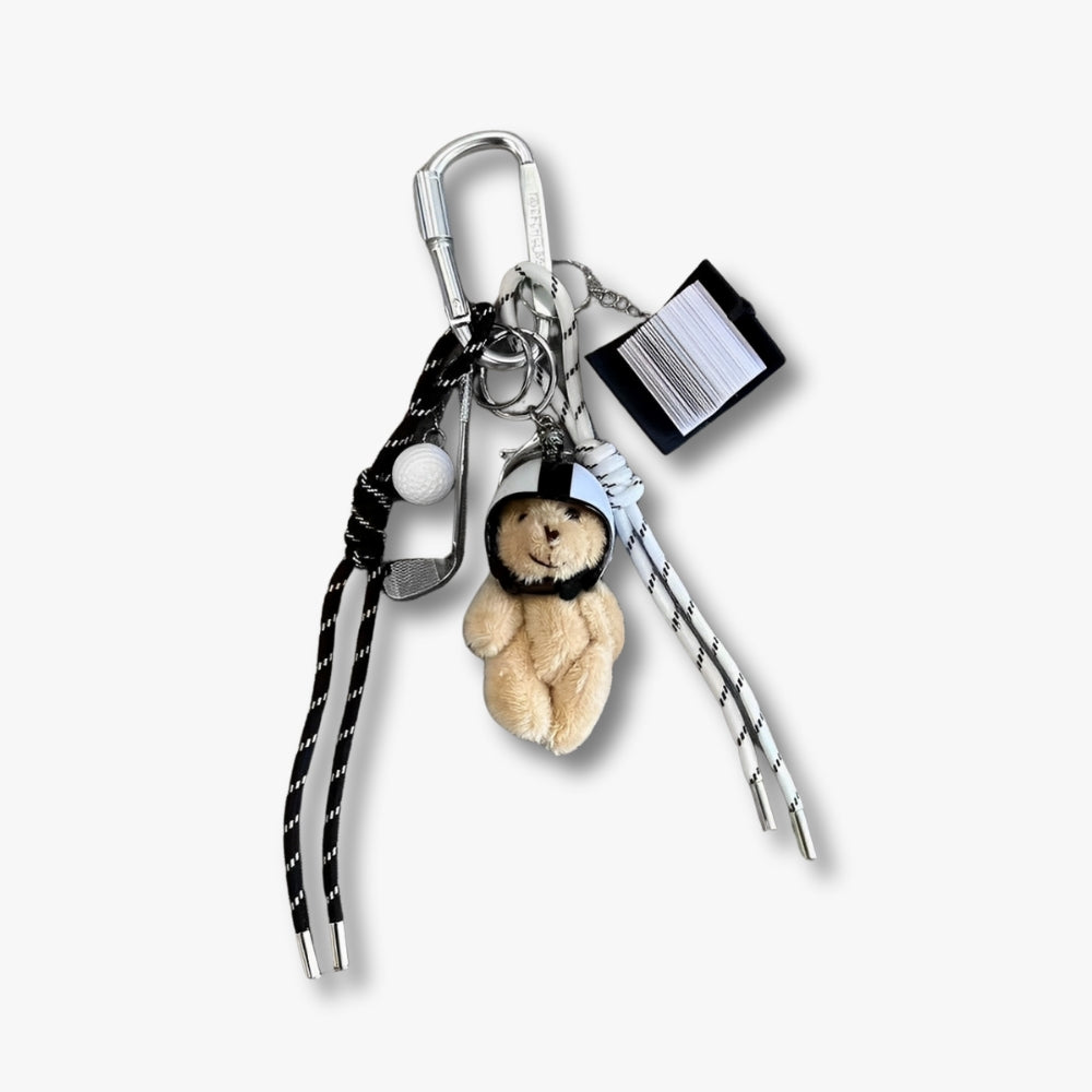 Street Bear Bag Charm – Trendy Tashanger Dames