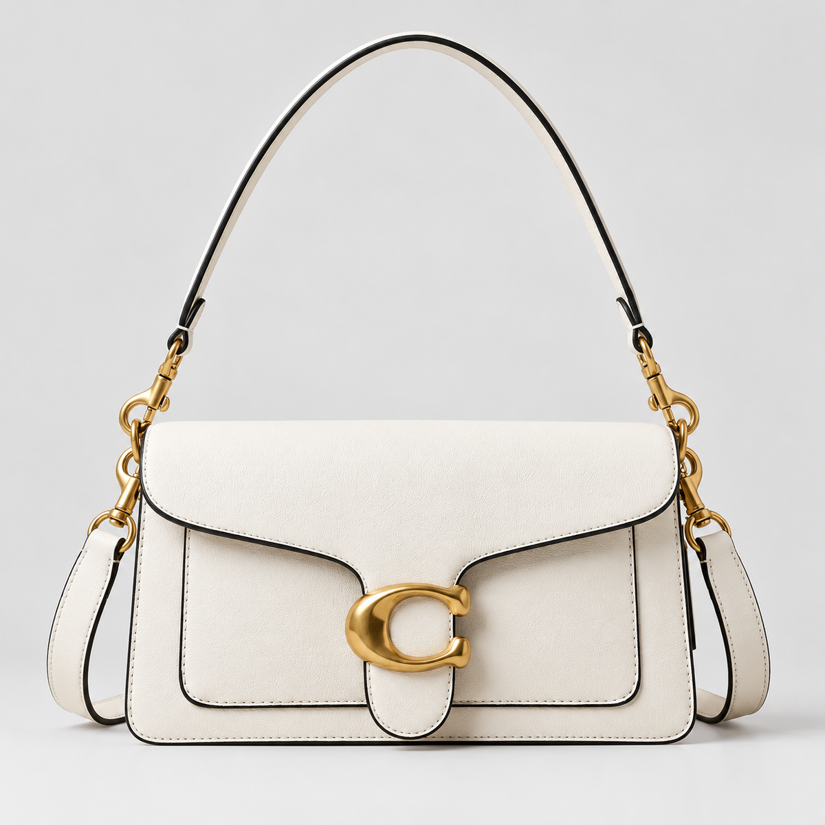 Handtas Dames | Goudkleurige Sluiting | Schouderband