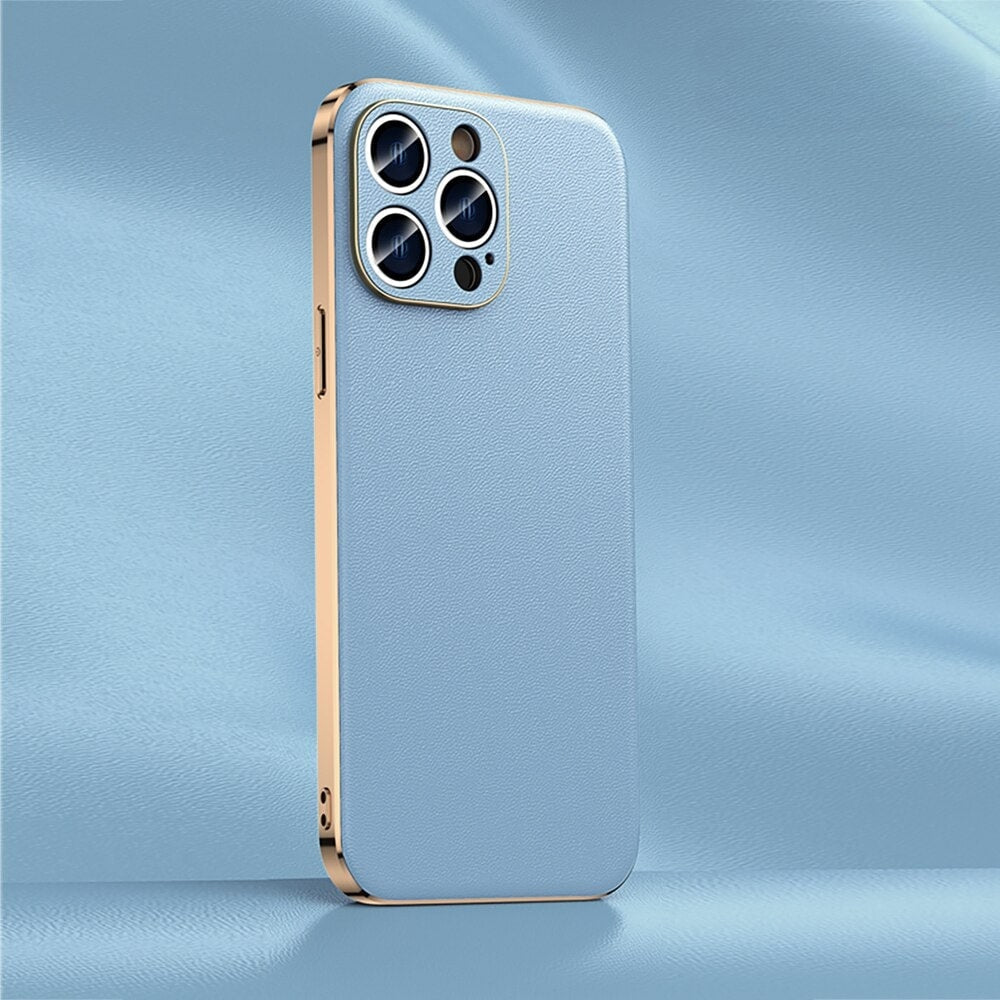 Premium IPhone Hoesje – Luxe Leerlook & Bescherming