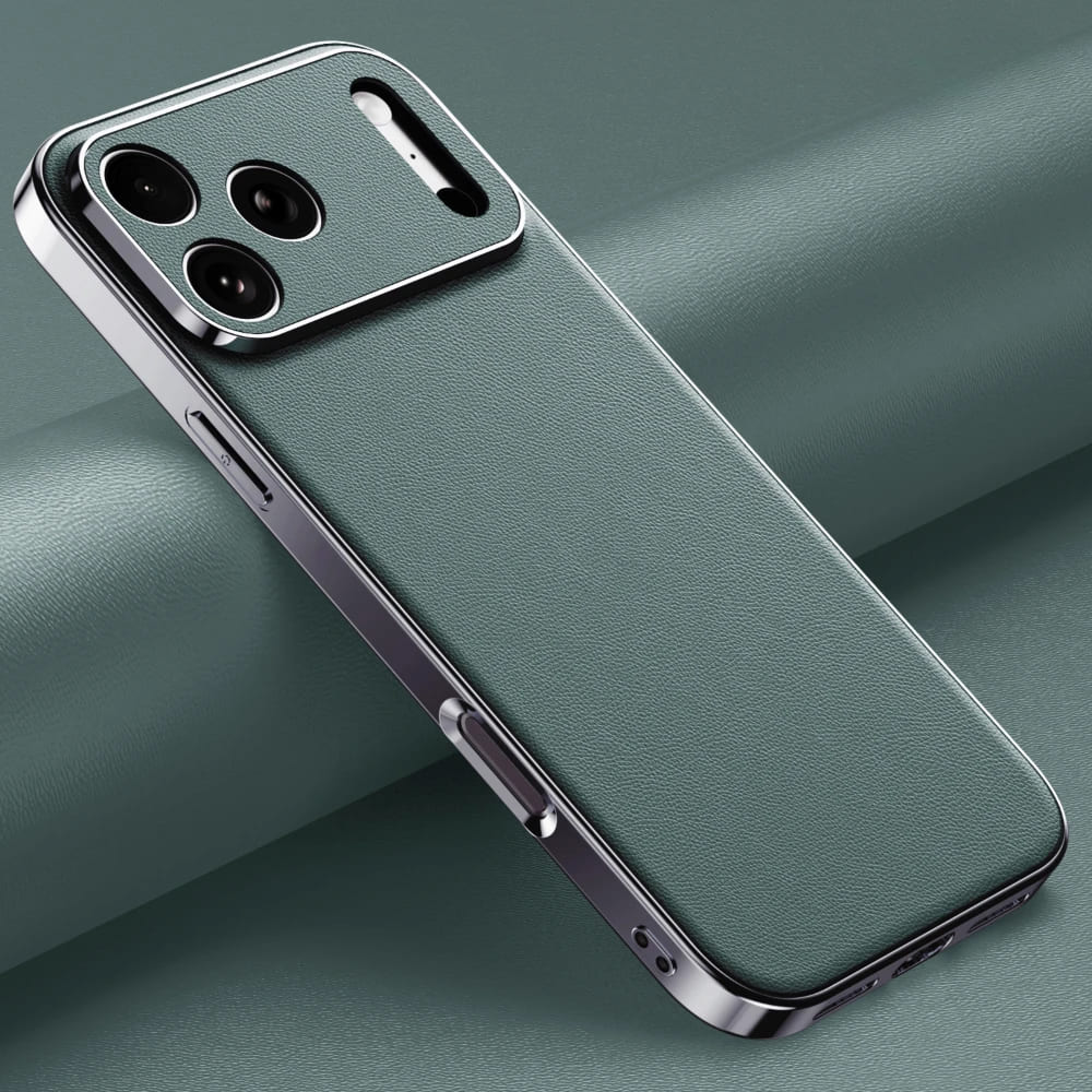 Premium IPhone Hoesje – Luxe Leerlook & Bescherming