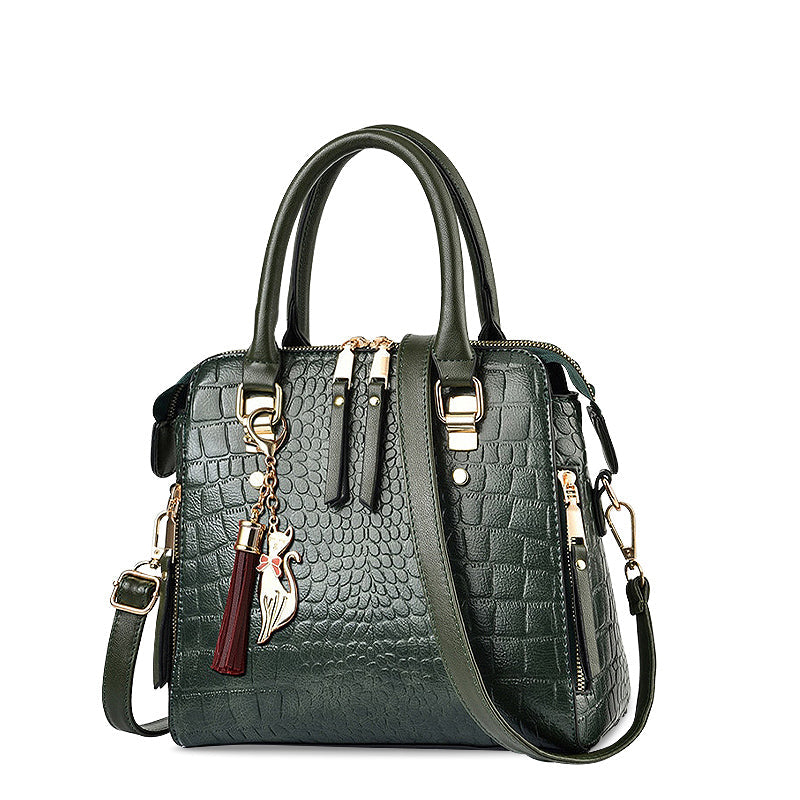 Designer Stijl Crocoprint Tas voor Vrouwen – Chic & Functioneel