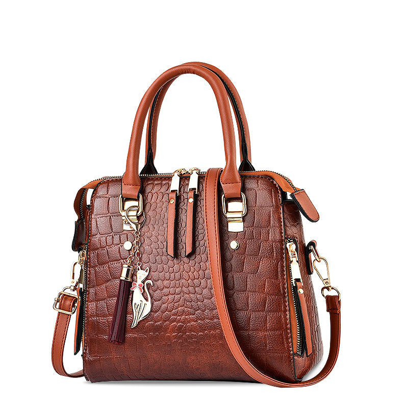 Designer Stijl Crocoprint Tas voor Vrouwen – Chic & Functioneel