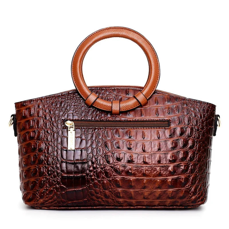 Dames Handtas | Croco Design | Luxe & Ruim