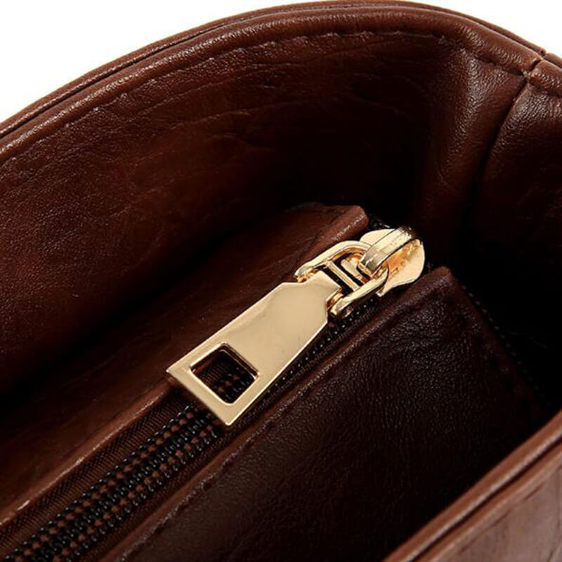 Ruime Vintage Leren Handtas – Perfect voor Werk & Dagelijks Gebruik