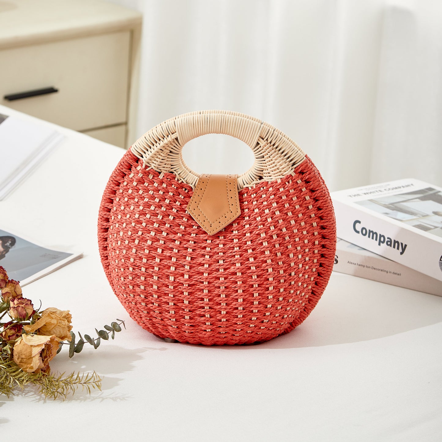 Handgeweven Schelptas – Luxe Strandtas Voor Dames