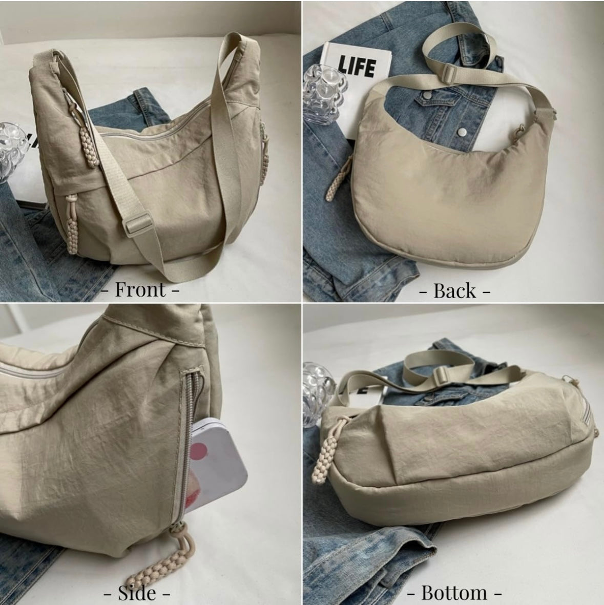 Crossbody Tas Dames | Ruim | Schouderband | Casual