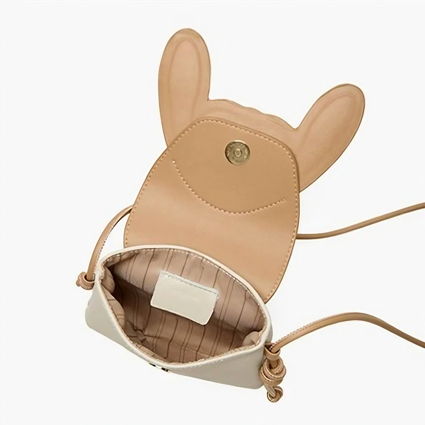 Trendy Schoudertas Dames – Bunny Bag met Speels Ontwerp en Sleutelhanger