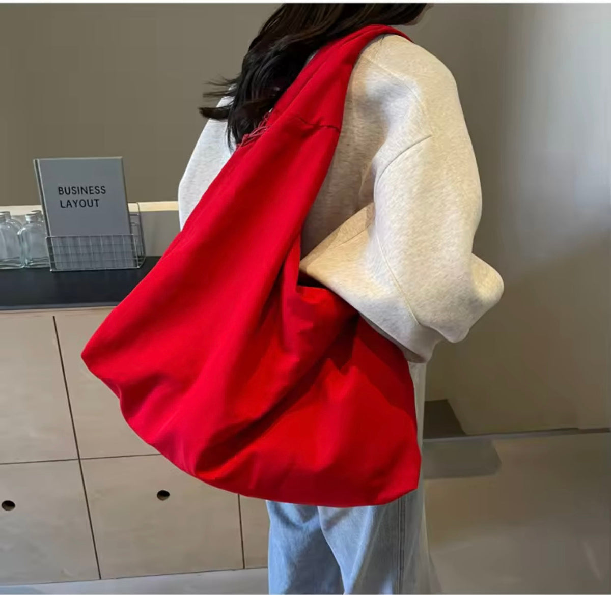 Tote Bag Dames | Oversized | Ruim | Werk & Reizen