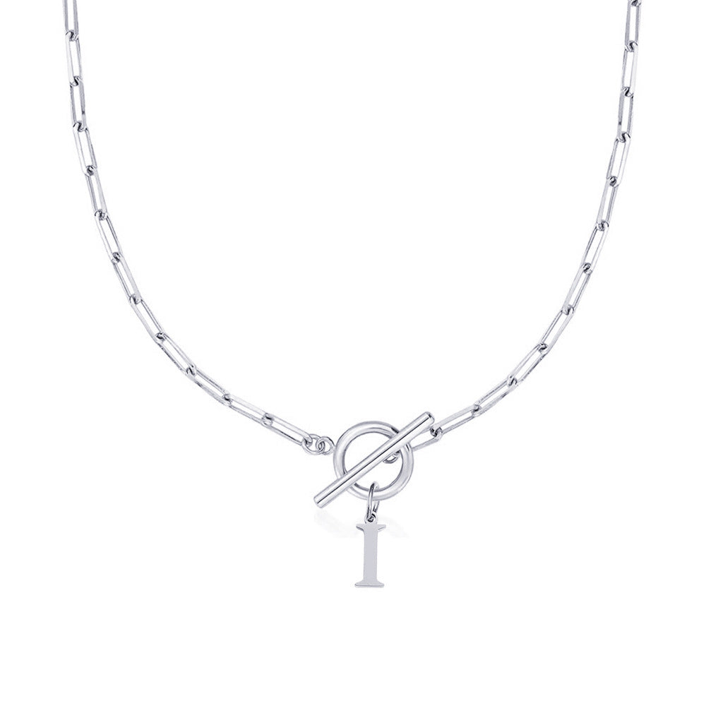 Ketting | Initial Letter | Paperclip Chain | Goud | Trendy