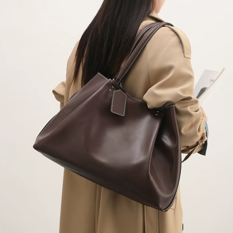 Tote Bag Dames | Ruim | PU-Leer | Schoudertas | Tassen