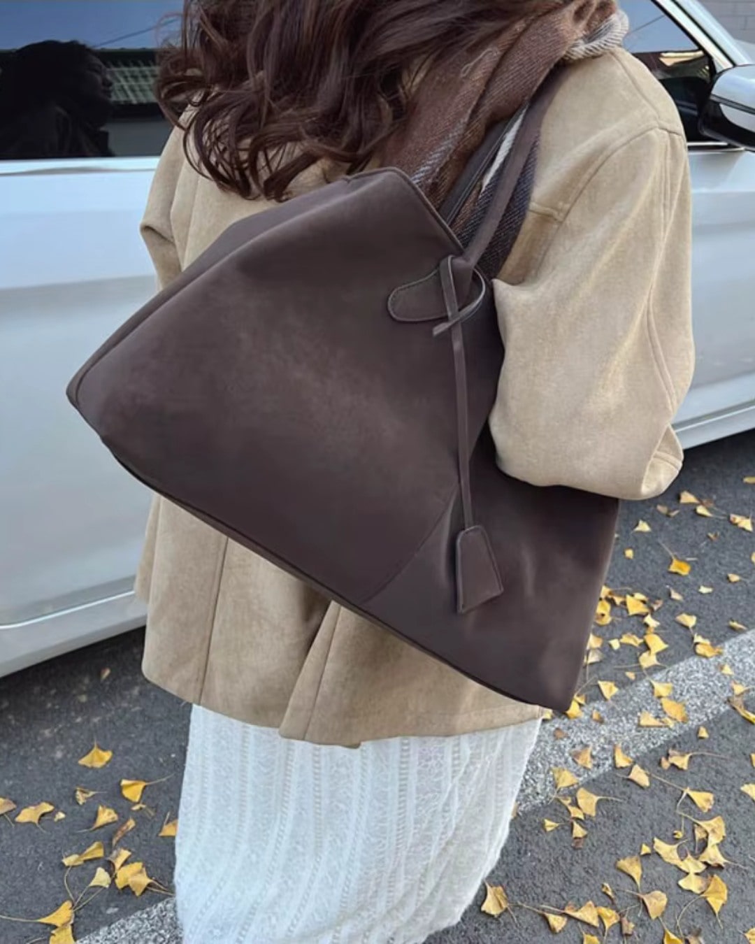 Luxe Dames Tote Bag - Ruime Vegan Leren Shopper