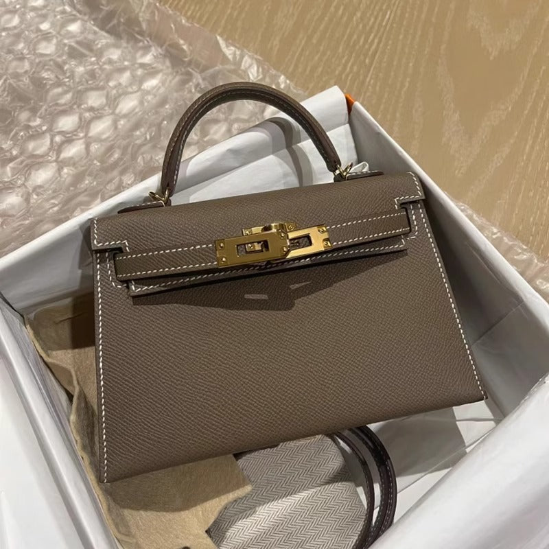 Handtas Dames | Gestructureerd | Draaisluiting | Compact