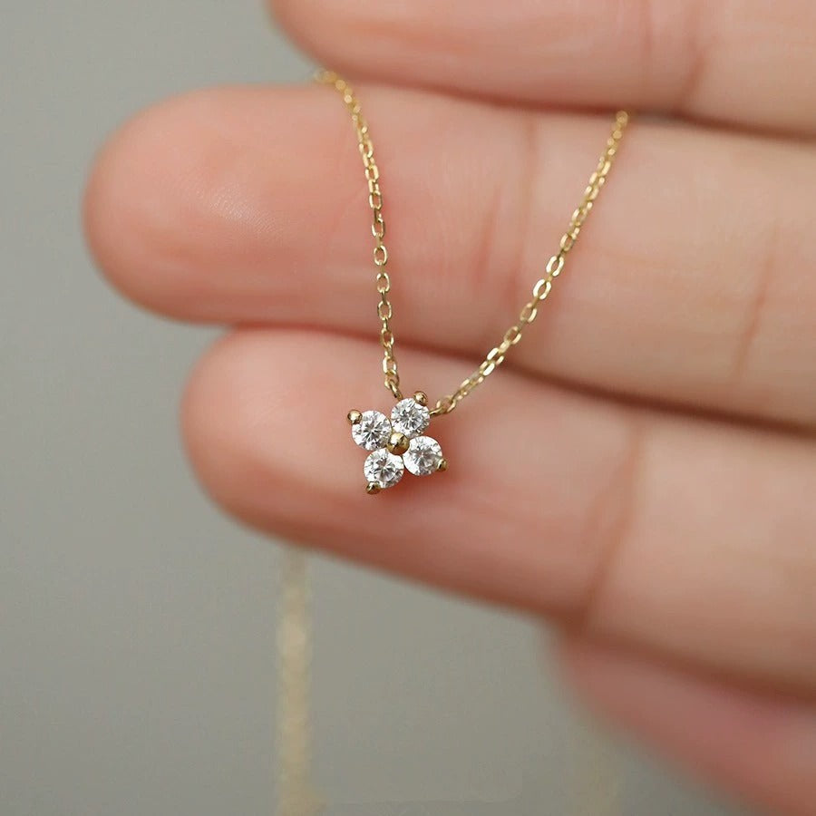Minimalistische Kristal Hanger Ketting Dames – Tijdloze Elegantie