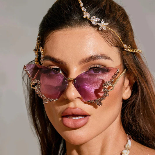 Festival Zonnebril | Glamour Look | Opvallend & Stijlvol