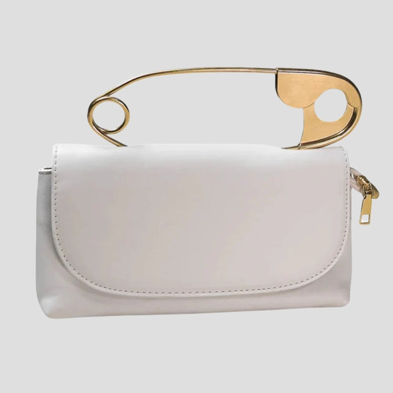 Pin tas met schouderriem - Wit