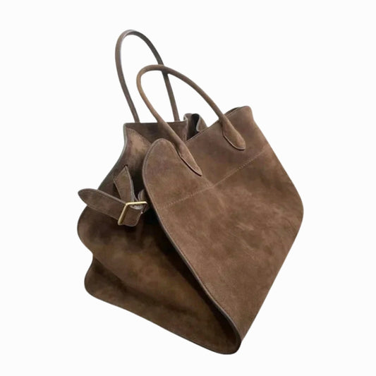 Suède Handtas met Klassieke Vorm