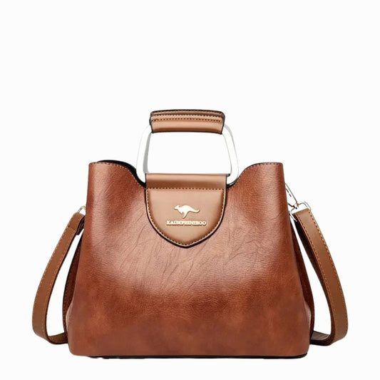 Elegante Statement Handtas met Luxe Handgreep
