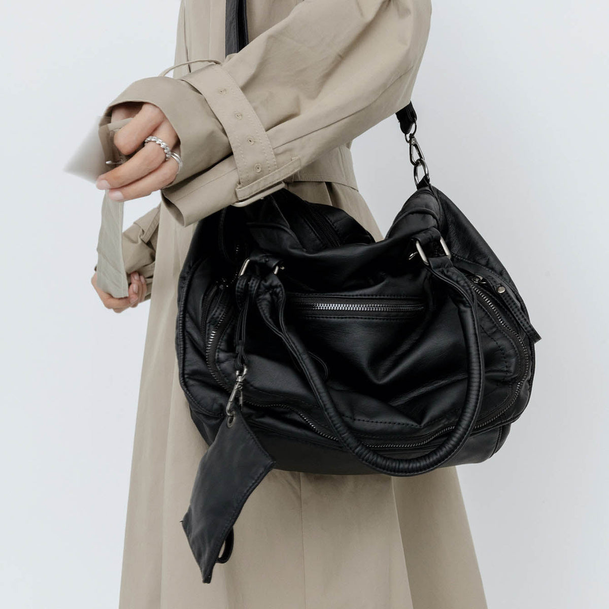 Tote Bag | Dames | Vegan Leer | XL | Ruim