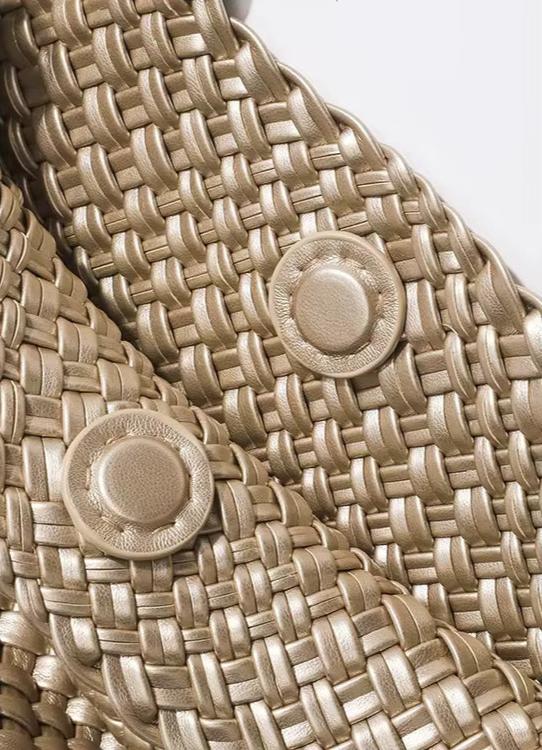 Geweven Dames Tote Bag – Luxe Handtas met Ruim Design