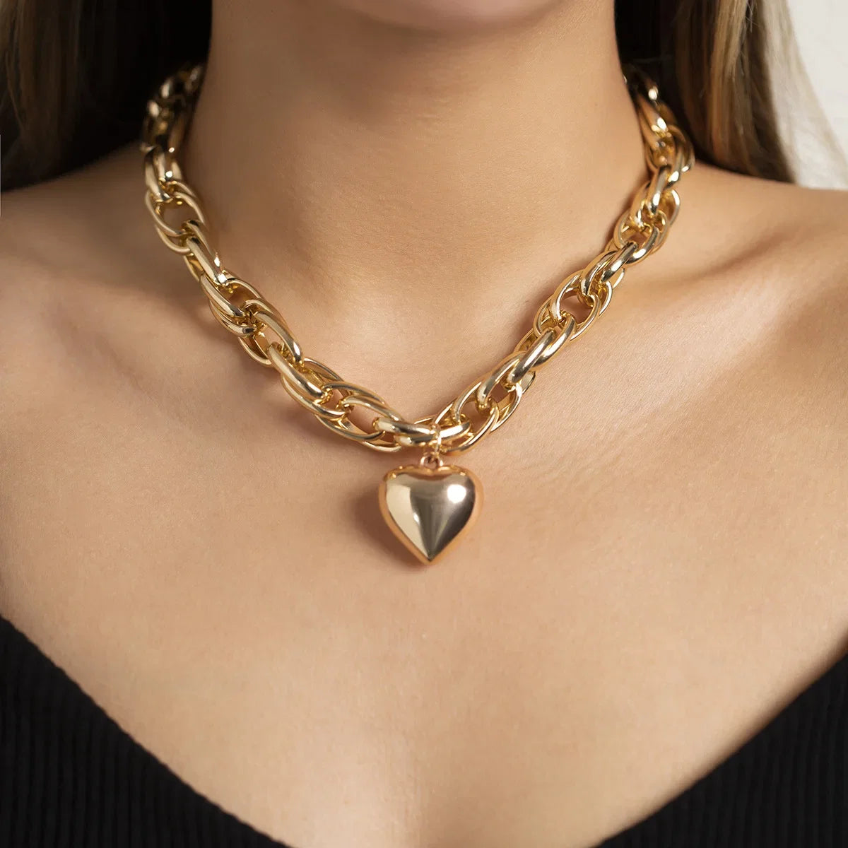 Hartjes Ketting Dames | Schakelketting | Verstelbaar