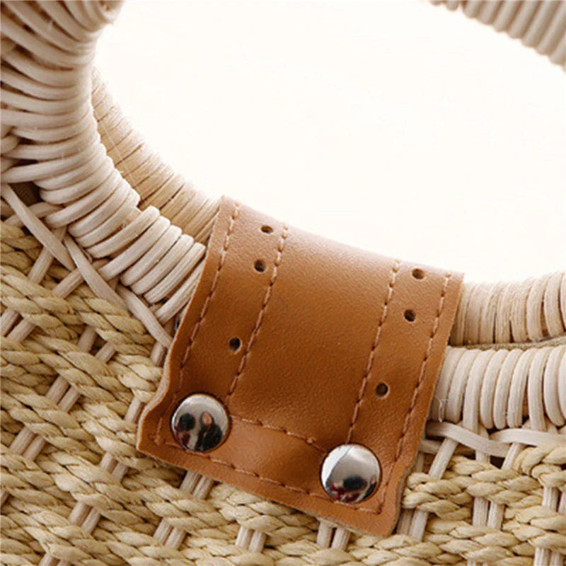 Handgeweven Schelptas – Luxe Strandtas Voor Dames