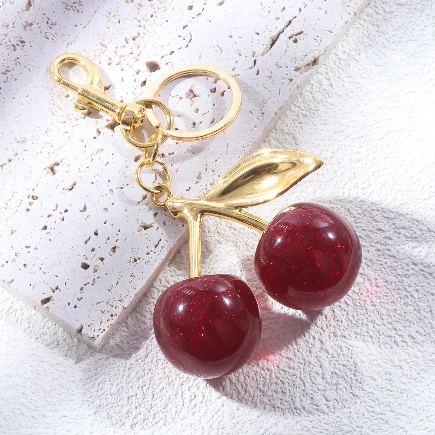 Luxe Cherry Charm Voor Tassen – Speelse & Elegante Accessoir