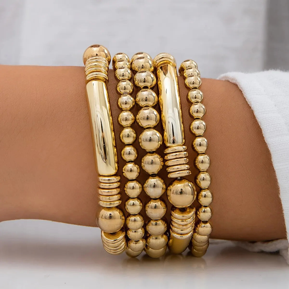 Armbanden Set | Kralen Armbanden | 5 Stuks | Stijlvol