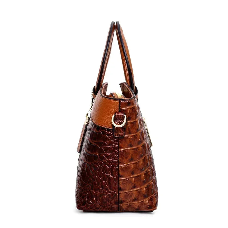 Dames Handtas | Croco Design | Luxe & Ruim