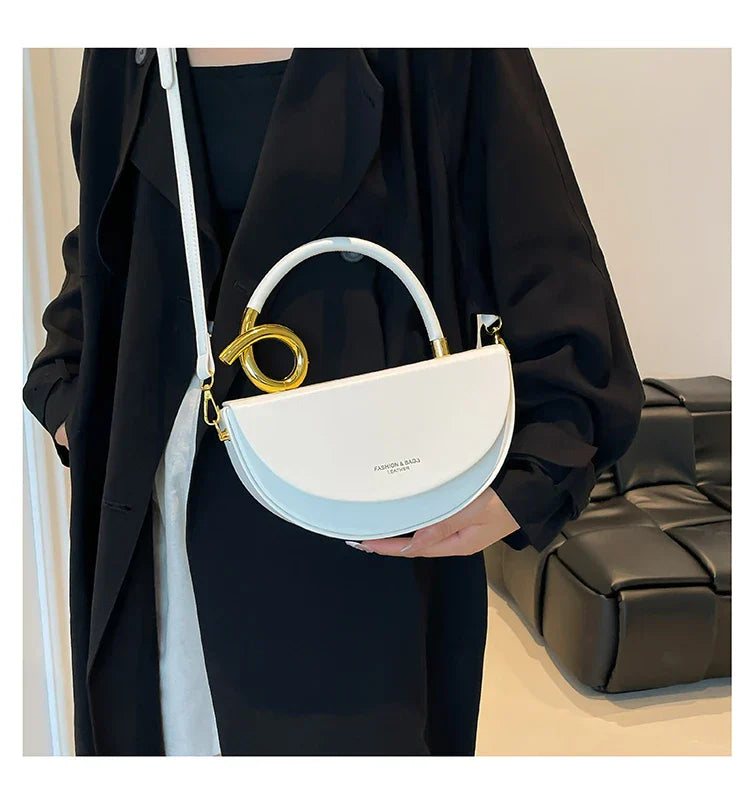 Stijlvolle Halve Maan Tas | Trendy Dames Handtas