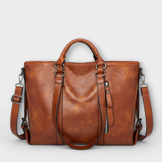 Leren Handtas Dames | Ruim | Schoudertas | Meerdere Draagopties