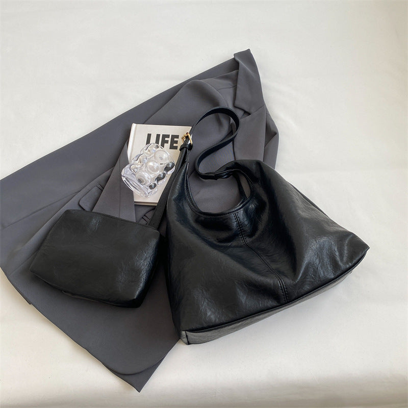 Dames Shopper | Vintage | Vegan Leer | Ruim Design