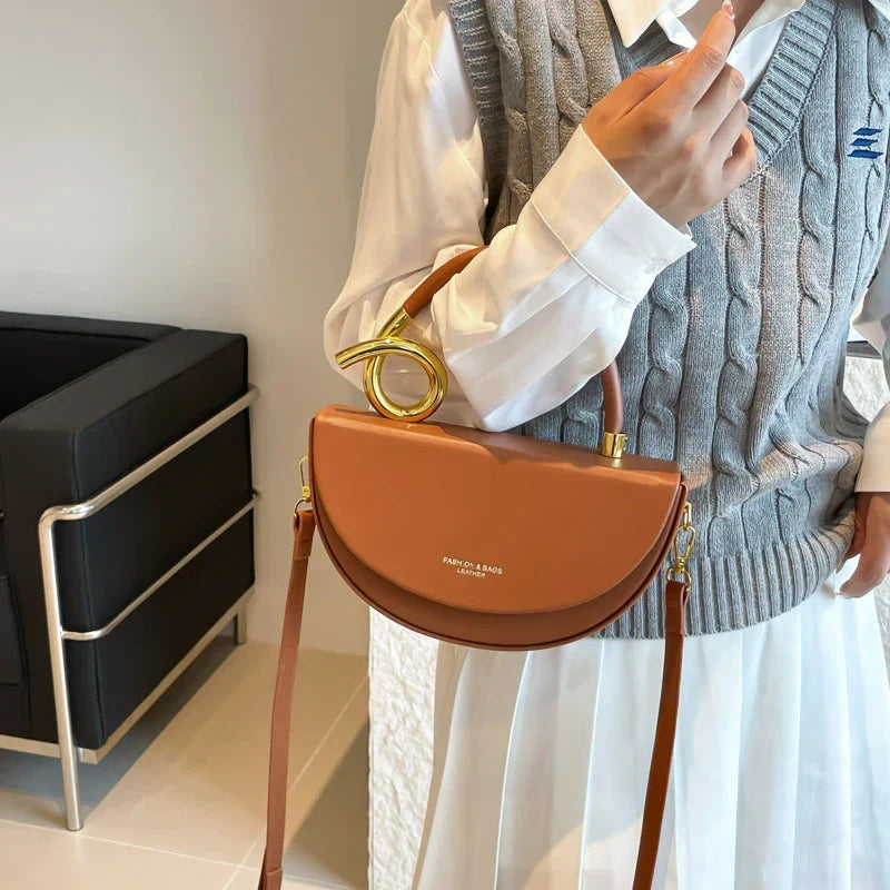 Stijlvolle Halve Maan Tas | Trendy Dames Handtas