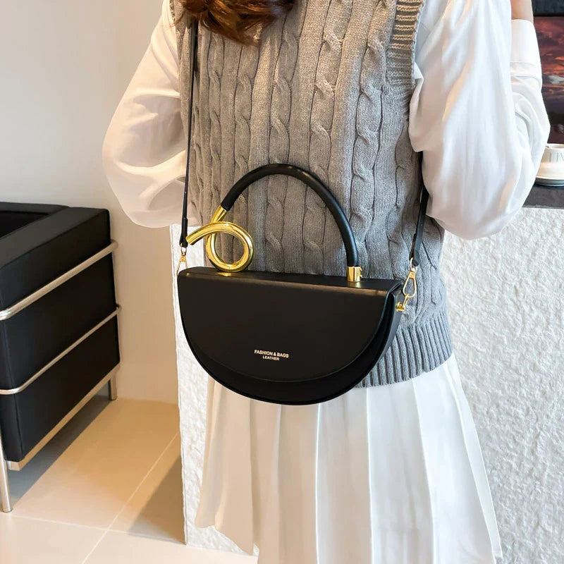Stijlvolle Halve Maan Tas | Trendy Dames Handtas