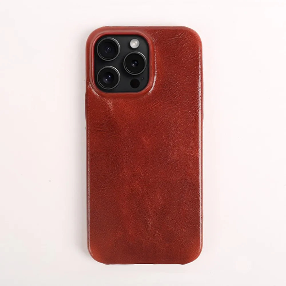 Premium Leren Iphone Case – Duurzaam, Stijlvol & Beschermend
