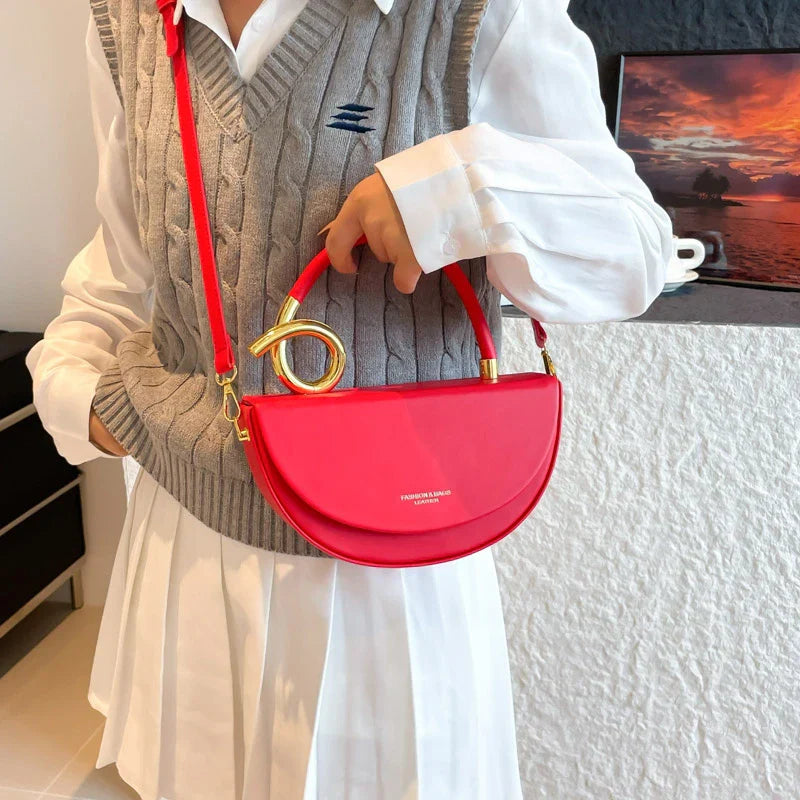 Stijlvolle Halve Maan Tas | Trendy Dames Handtas