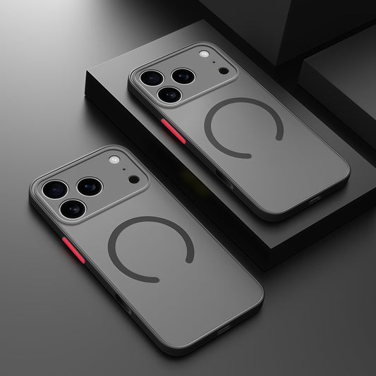 Shockproof Matte iPhone Hoesje  – Compatibel met MagSafe