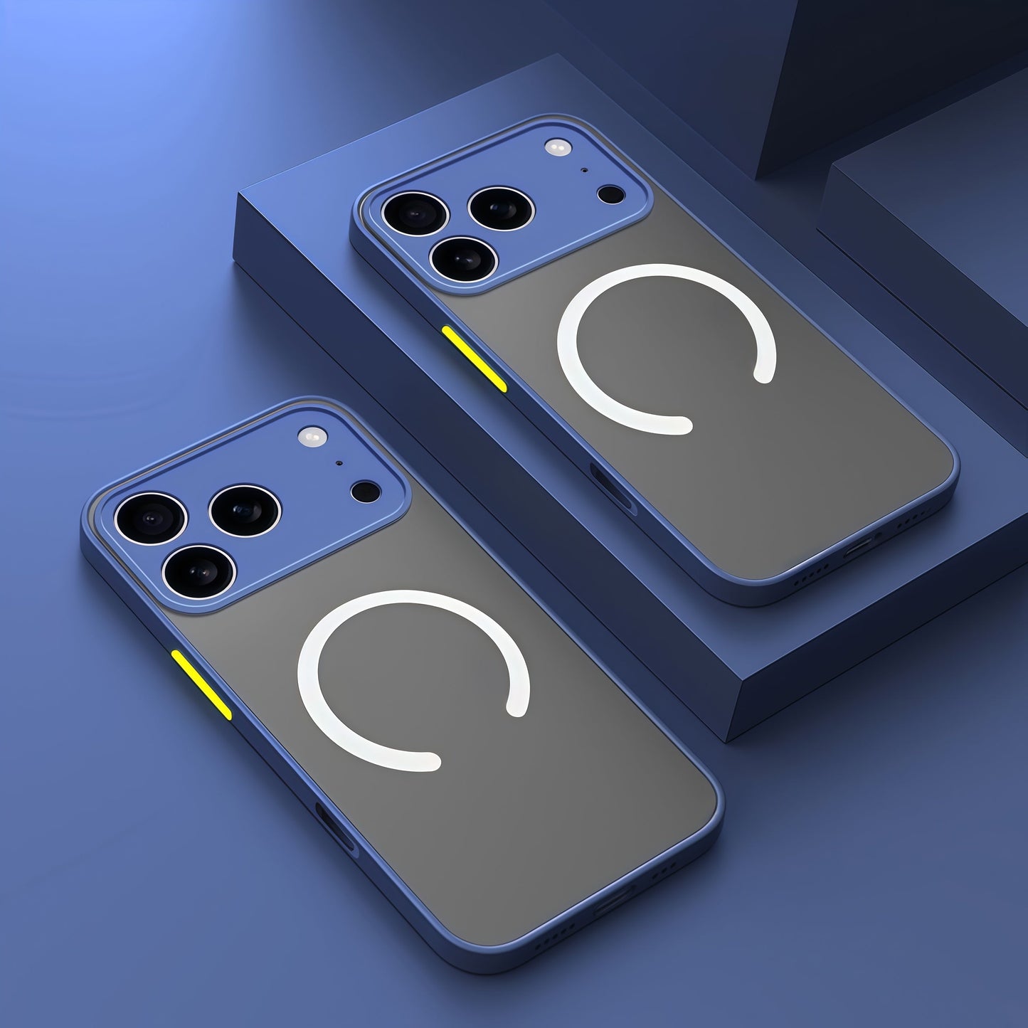 Shockproof Matte iPhone Hoesje  – Compatibel met MagSafe