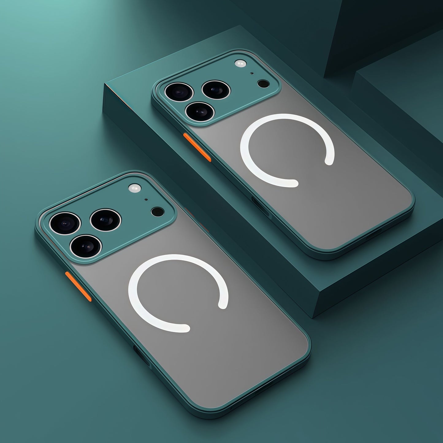 Shockproof Matte iPhone Hoesje  – Compatibel met MagSafe